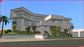 Sims 2 — Ultramodern hillside mansion by RamboRocky90 — new modern styled house