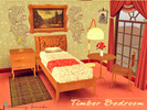Sims 3 — Timber Bedroom by Memory_Sonate — Simple space with cozy environment around which is in this bedroom may make