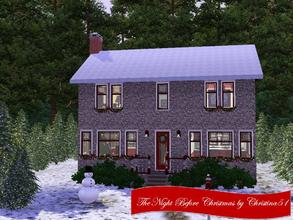 Sims 3 — The Night Before Christmas by Christina51 — A Visit from St. Nicholas (also known as The Night Before Christmas)