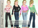 Sims 3 — separates for children by Sassy_Pants — A set containing slimmer jeans and a cute flared sleeve top for child