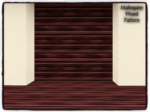 Sims 3 — Mahogany Wood_PATTERN by Xodess — This beautiful wood pattern is part of my 'MAHOGANY_WOOD PATTERN SET', which