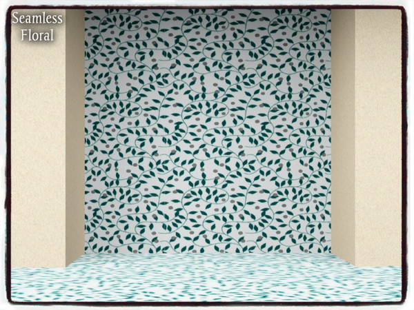 Sims 3 — Seamless Floral_PATTERN by Xodess — This is part of my 'SUMMER FLORAL_PATTERN SET', which can be found under the