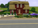 Sims 3 — Acogedor Idilio  by Gimpi2 — A small cottage with a modern rock garden. Have your Sims come to rest in this