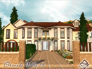 Sims 3 — Granada Villa 15 by Devirose — A house of Mediterranean origin, with large rooms, decorated in a classic style,