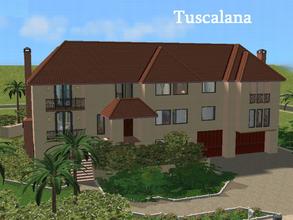 Sims 2 — Tuscalana by millyana — Rustic Tuscan style mansion with 6 bedrooms, 6.5 bathrooms, formal living and dining,