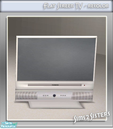 Sims 2 — S2S Flat Screen TV - Recolor by sims2sisters — Great advantage of this TV is that it can be placed on any