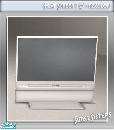 Sims 2 — S2S Flat Screen TV - Recolor by sims2sisters — Great advantage of this TV is that it can be placed on any