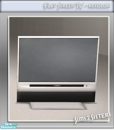 Sims 2 — S2S Flat Screen TV - Recolor by sims2sisters — Great advantage of this TV is that it can be placed on any