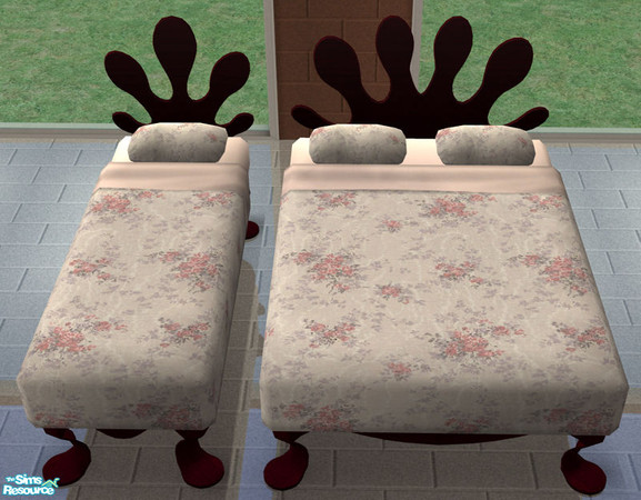 Sims 2 — Flower bedroom - Bedding by spacemouse — Flower bedroom - Bedding