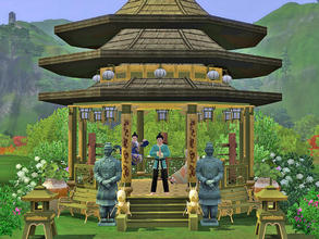 Sims 3 — Mini Academy by Wimmie — This Mini Academy is where Sims seeking Martial Arts training can go. A academy is good