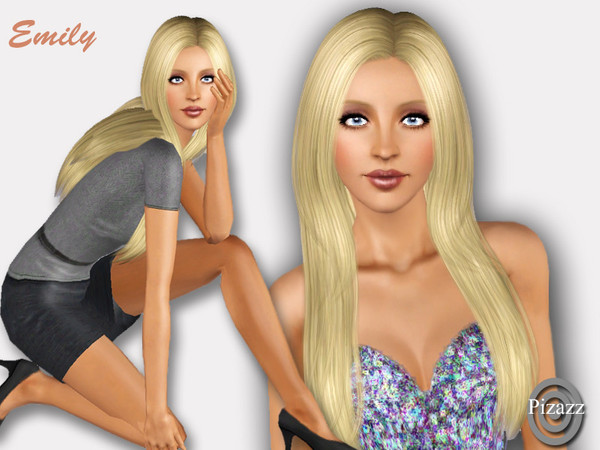 Sims 3 — Emily by pizazz — Emily is a young adult that loves being outdoors and being surrounded by friends. She dreams