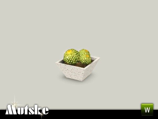 Sims 3 — Brent Cactus by Mutske — This Cactus is part of Brent Living. With 1 slot. 1 Recolorable part. Made by