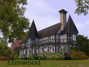 Sims 3 — Elmwood by orlov — The concept for this house was an American Center Hall Colonial of the 18th Century with