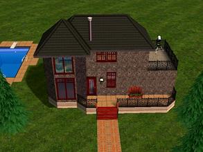 Sims 2 — 5 Sim Lane - Goth House by Jeaujeau2 — 5 Sim Lane is my recreation of the original Goth house as seen in the