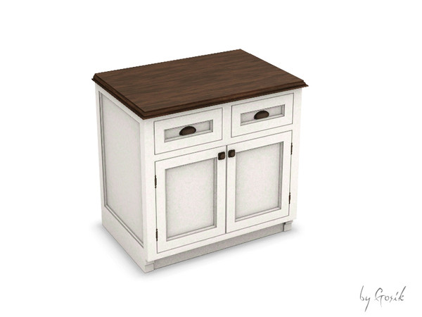 Sims 3 — New Vintage kitchen counter 1 by Gosik — Made by Gosik at The Sims Resource. TSRAA