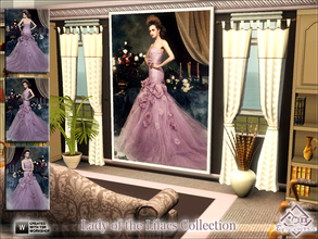 Sims 3 — Lady of the Lilacs Collection by Devirose — Fantastic set of paintings,elegant and romantic,base game