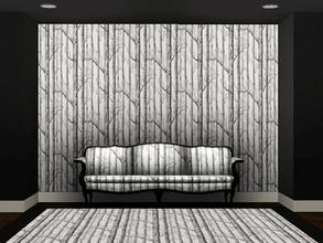 Sims 3 — Birch trees by sambot2172 — simified Woods wallpaper by Cole & Son. 2 channel castable. Find under