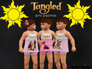 Sims 3 — Tangled pajama's by BinxxySims2 — A Tangled themed pajama set for toddler girls. 