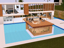 Sims 3 — Minimal Modern by reigh4u2 — This is a modern house that sits on a 30x40 lot. The fully furnished ravishing home
