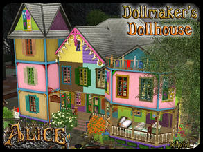 Sims 3 — AMR - The Dollmaker's Dollhouse by murfeel — A whimsical toystore residence with a sinister underbelly, perfect