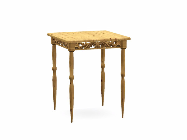 Sims 3 — Brownie Chic Small Table by Flovv — A small pretty table. It can be very useful when you run out of free places.