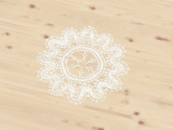 Sims 3 — Brownie Chic Big Lace by Flovv — A pretty lace.