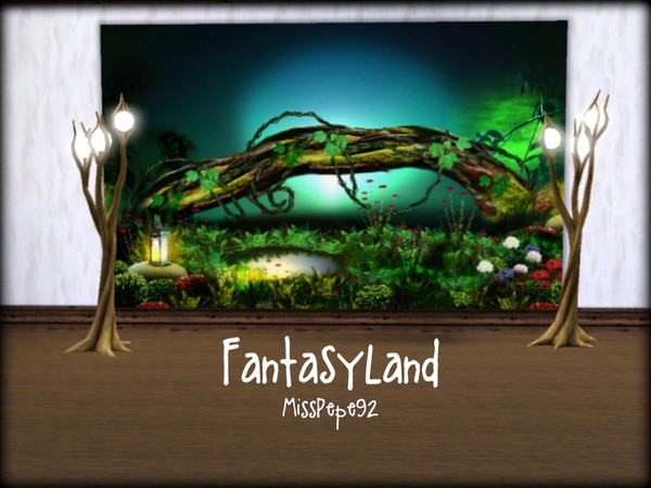 Sims 3 — FantasyLand by MissPepe922 — I created this painting inspired by the characters of the supernatural, especially