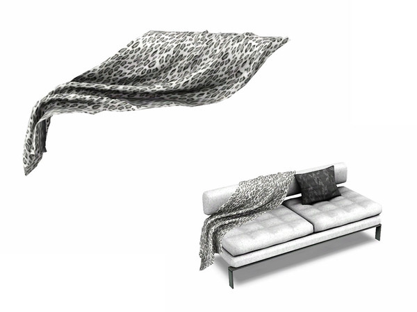 Sims 3 — Everette Throw Blanket by sim_man123 — A throw blanket, as part of my Everette Living Room. Made by sim_man123