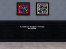 Sims 3 — Butterfly_Flower Picture by j425892 — Two colorful pictures for your sims. Both the frame and mat are