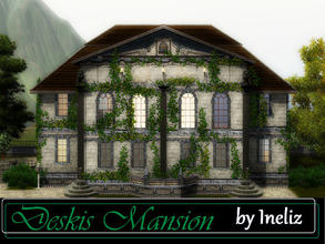 Sims 3 — Deskis Mansion by Ineliz — If your sims wish to live in the house with aristocratic atmosphere, then Deskis