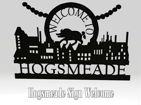 Sims 3 — Sign in Arch Hogsmeade by Kiolometro — Piece of magic in the Sims. 21 items, most of decor. Can be used in