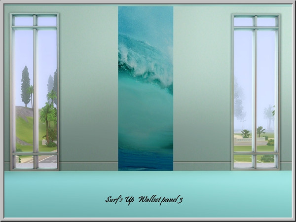 Sims 3 — Surf's Up 3_marcorse by marcorse — Surf''s Up Wallset, part 3 of 4. 