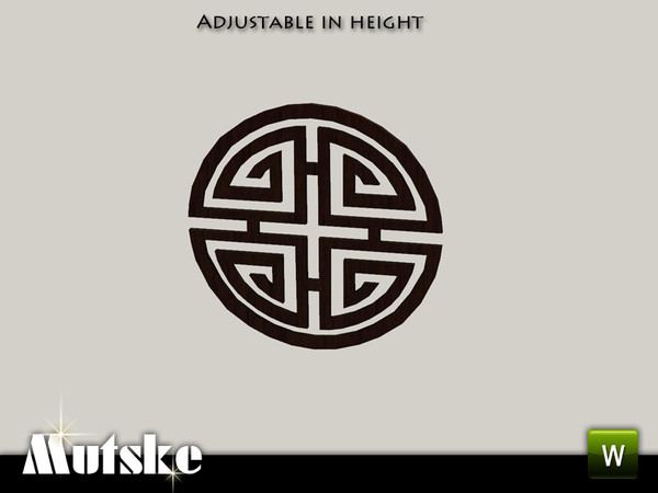 Sims 3 — Macau Longevity Symbol by Mutske — This symbol is part of the Macau Dining. 1 Recolorable part. Environment 1.