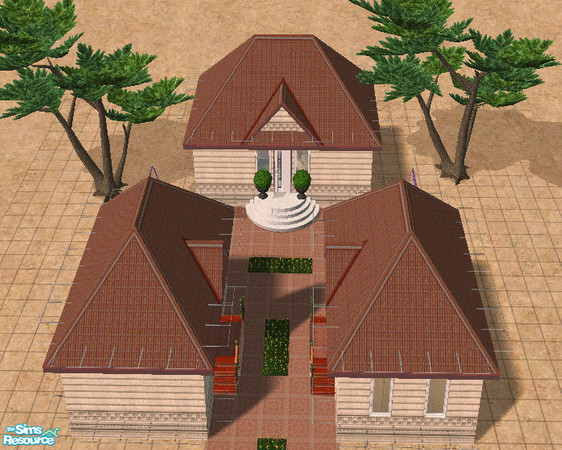 Sims 2 — Strange Square by baconhead91 — A little shopping center that I made for Strangetown, but can really be used