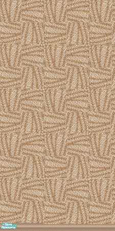 Sims 2 — Fluffy Cream Zebra  - Wall by jasysboo — This unique wall gets its woven effect from a series of carpet tiles