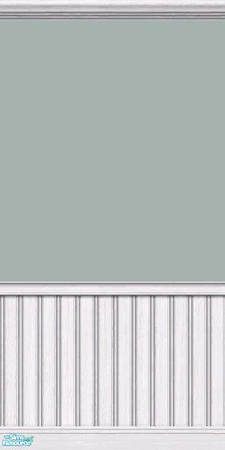 Sims 2 — Paint & Floors Set - Paint Beautiful in Slate Blue by Maegen — Paint Beautiful in Slate Blue with Beadboard.