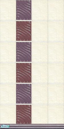 Sims 2 — Set 114 Antalis Plum Wall 5 by Lianaa — Set 114 Antalis Plum Wall 5