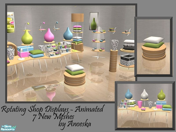 Sims 2 — Rotating Shop Displays - Collection file Residential by AnoeskaB — This is the collection file of the Rotating