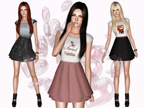 Sims 3 — My Sweet Valentine's Dress by Ms_Blue — Valentines day is just around the corner and for those of you who want