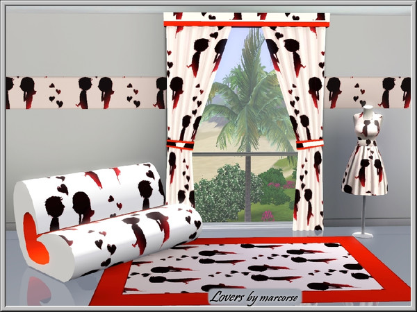 Sims 3 — Lovers_marcorse by marcorse — Themed pattern: lovers on Valentine's Day