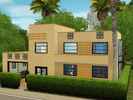 Sims 3 — Modern 20s by Djeranotjuh — A small Art Deco house built in the lovely tropical, Art Deco town, Roaring Heights.