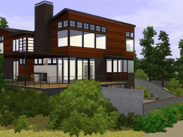 Sims 3 — Westlight House by McLellan Architects by sambot2172 — A four bedroom, 4 bathroom house for your sims on a large