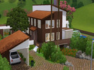Sims 3 — Retreat Uphill by kikicf2 — Retreat up the hill. A simple modest home that doesn't leave room for a large
