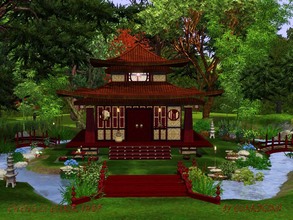 Sims 3 — Li-Cheng Elixir Shop by Guardgian2 — Discover the mysteries of Chinese elixirs in this Oriental version of an