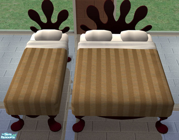 Sims 2 — Bedding Bourbon Street - Pebble by spacemouse — Bedding Bourbon Street - Pebble