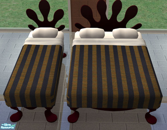 Sims 2 — Bedding Bourbon Street - Midnight Sun by spacemouse — Bedding Bourbon Street - Midnight Sun
