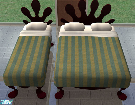Sims 2 — Bedding Bourbon Street - Bluegrass by spacemouse — Bedding Bourbon Street - Bluegrass