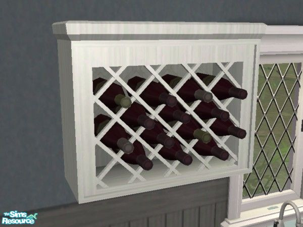 Sims 2 — Tranquil Kitchen - Wine Rack by EarthGoddess54 — Part of the Tranquil Kitchen set. Enjoy!
