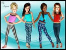 Sims 3 — Child lace tank and jegging set by ingmu2 — Beautiful set for your child to wear.