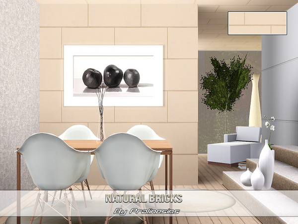 Sims 3 — Natural Bricks by Pralinesims — By Pralinesims: Masonry